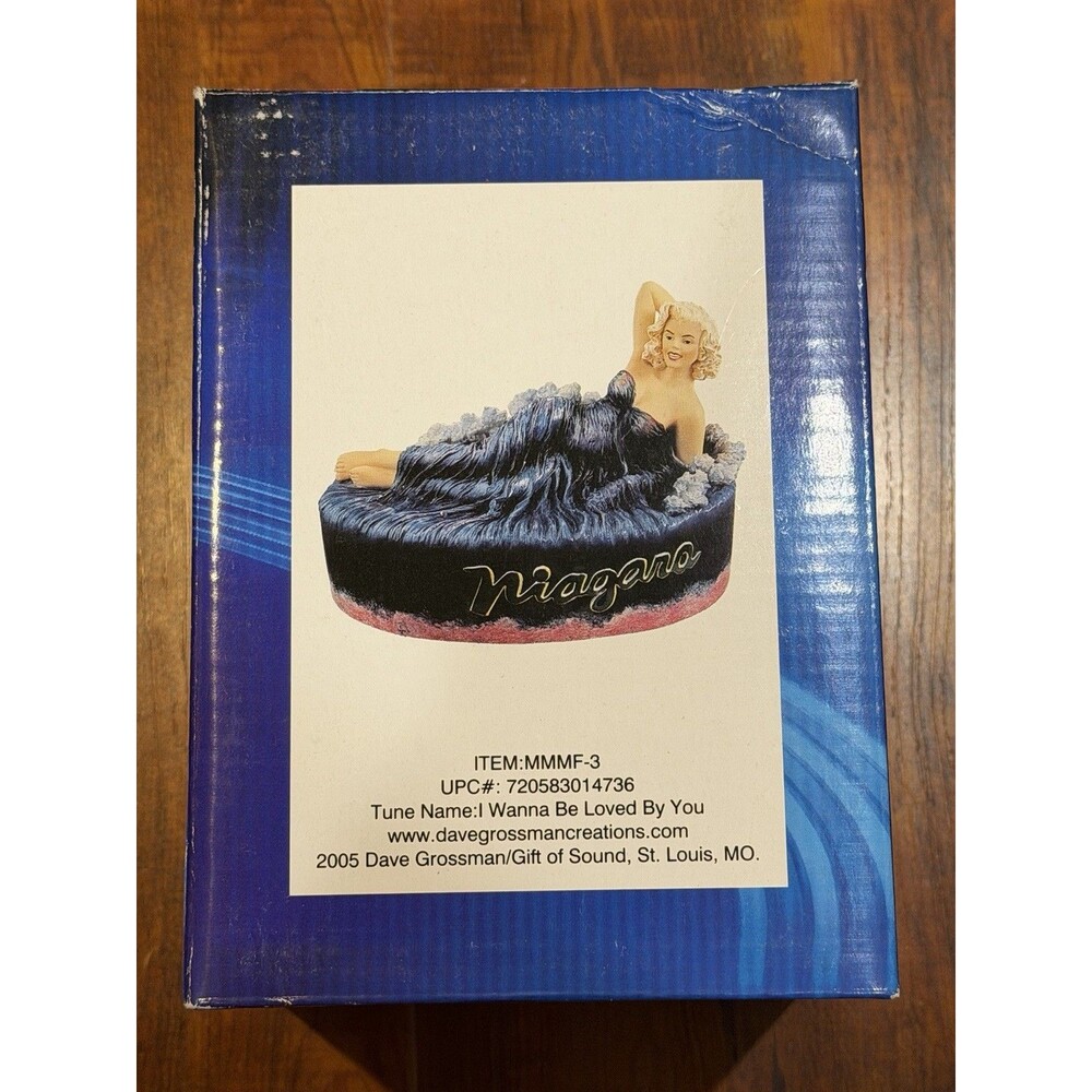 Rare 2005 Marilyn Monroe Niagara (1953) Movie Musical Resin Sculpture - NOS New